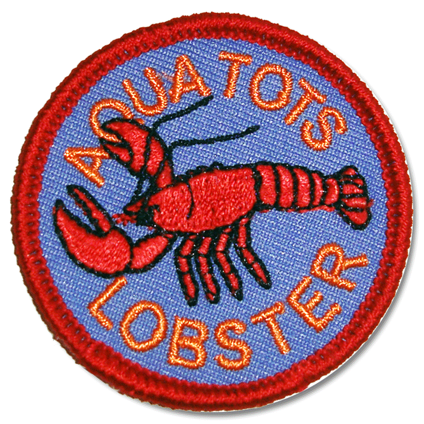 Aqua Tots Badge Lobster Level