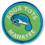 Aqua Tots Badge Manatee Level