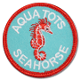 Aqua Tots Badge Seahorse Level
