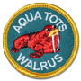 Aqua Tots Badge Walrus Level